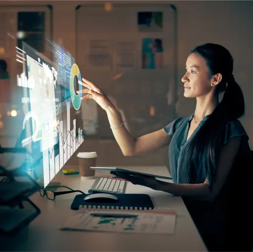 Portrait of a happy young factory working doing quality control in a vegetable processing plant